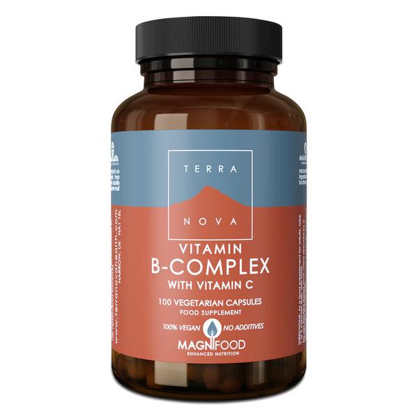 B Complex with Vitamin C Supplement Magnifood Vegan