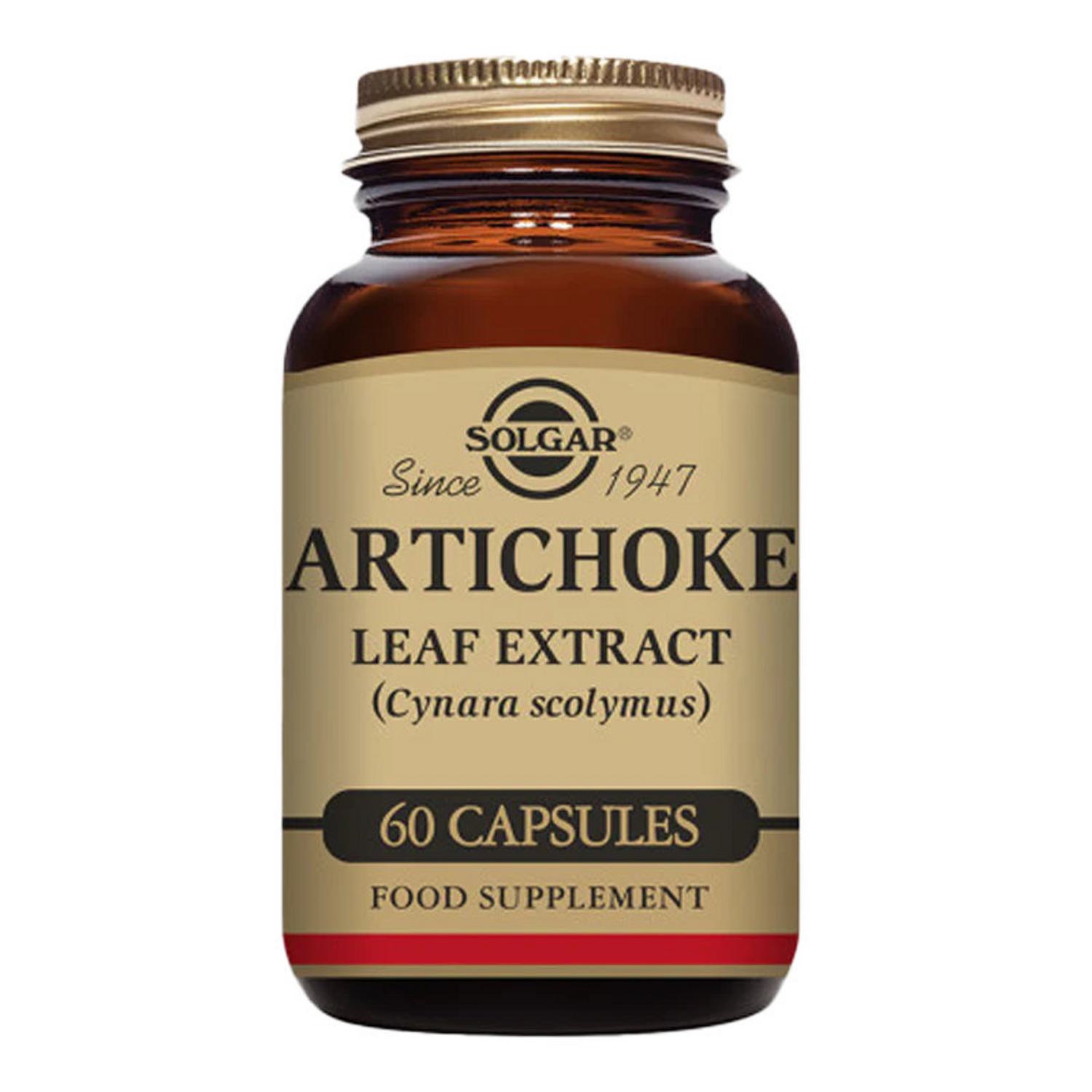 Artichoke Leaf Supplement Extract in 60vegcaps from Solgar