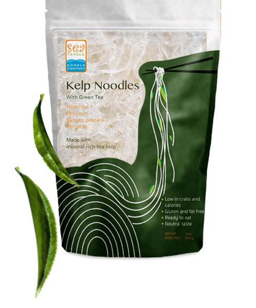 Raw Kelp Noodles With Green Tea Gluten Free