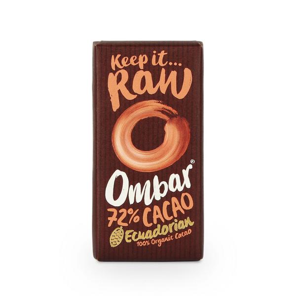 72% Cacao Raw Chocolate Gluten Free, Vegan, ORGANIC
