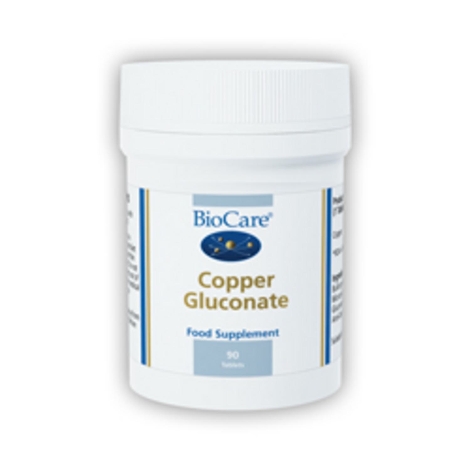 Copper Gluconate Supplement in 90tabs from BioCare