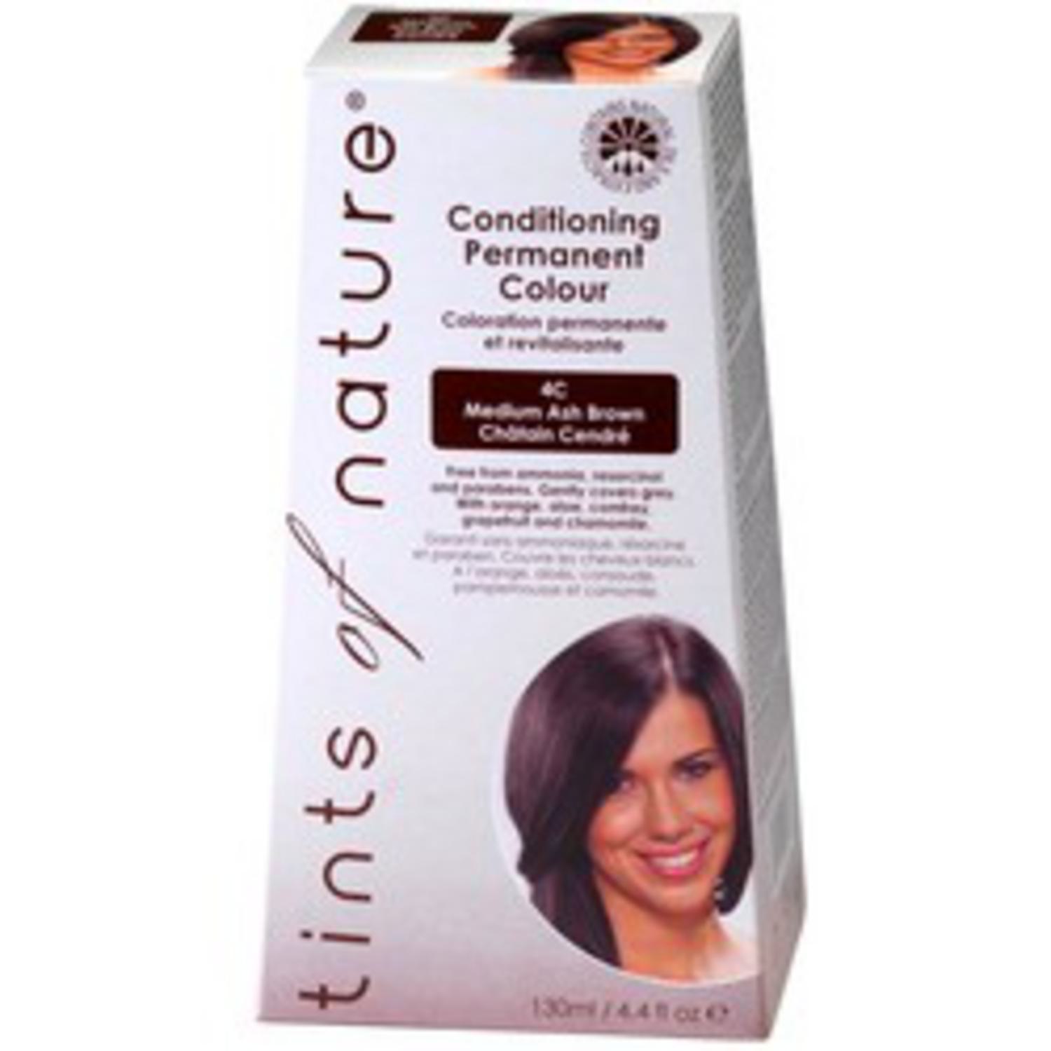 Medium Ash Brown Hair Dye 4c In 120ml From Tints Of Nature