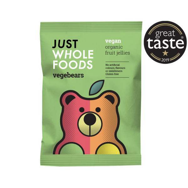 VegeBear's Jelly Bears Sweets Gluten Free, added sugar, Vegan, ORGANIC