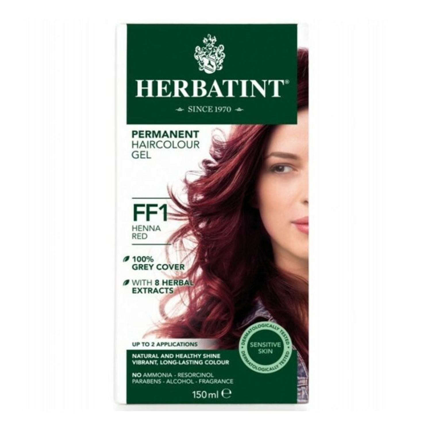 Henna Hair Dye Ff1 Red In 130ml From Herbatint