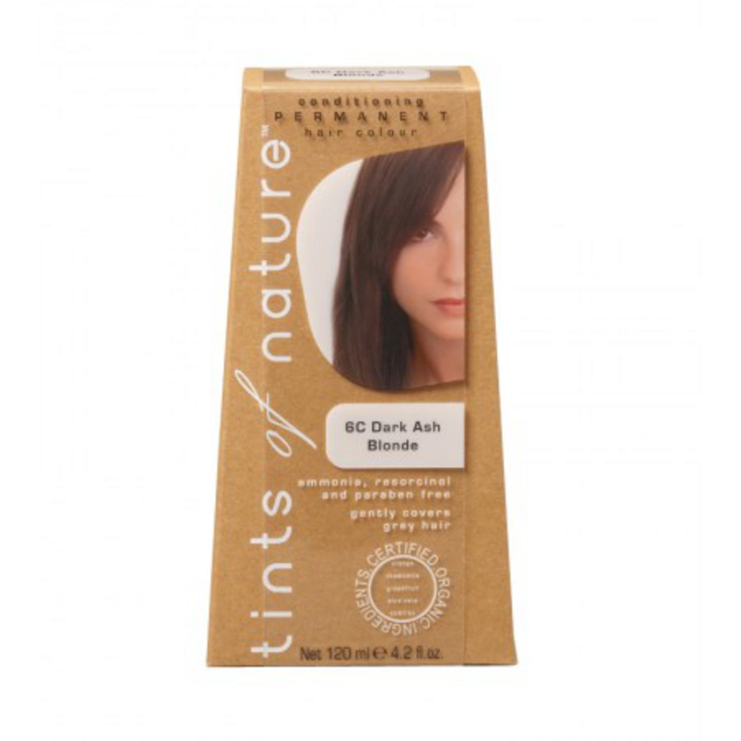 Dark Ash Blonde Hair Dye 6C in 120ml Tints of