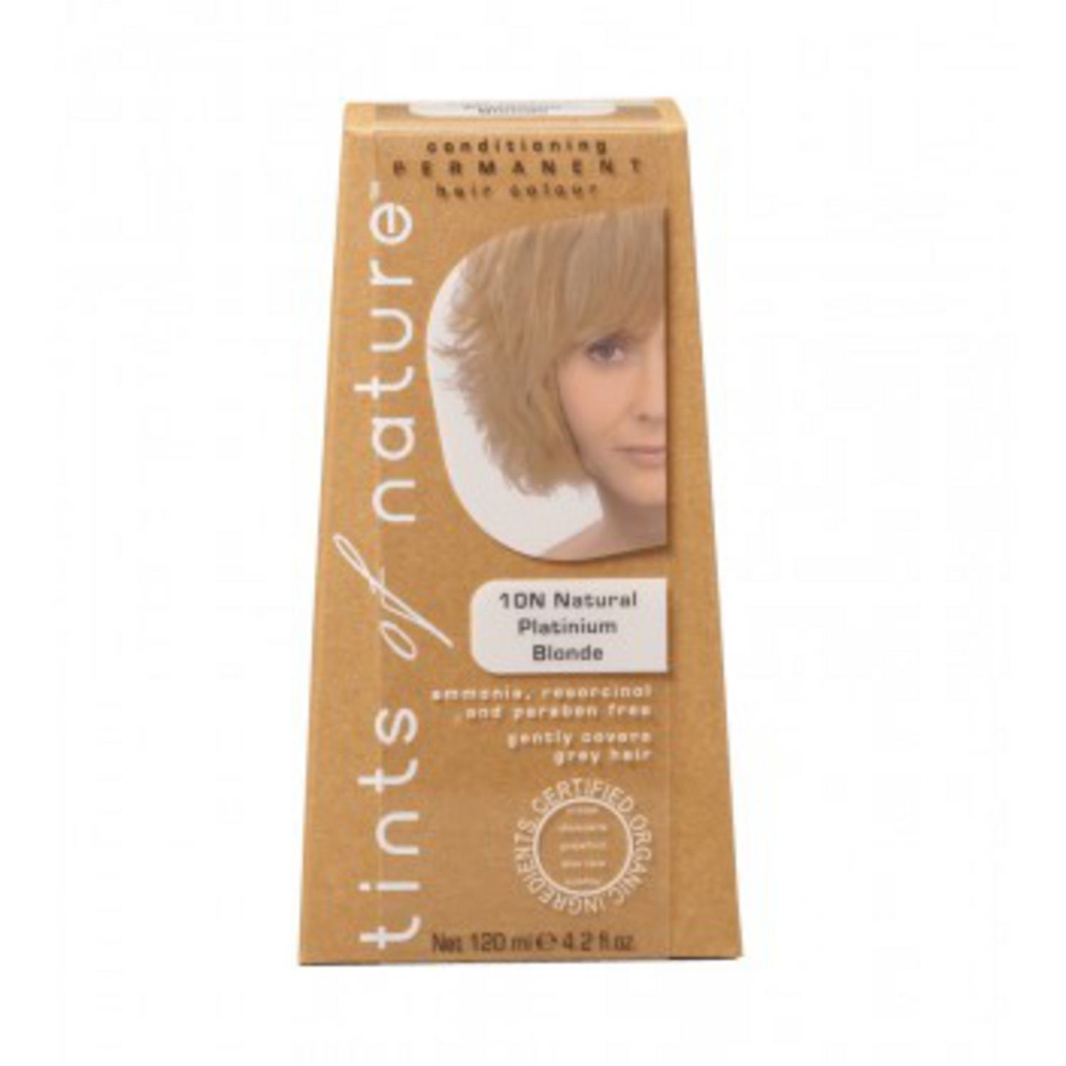 Natural Platinum Blonde Hair Dye 10n In 120ml From Tints Of Nature