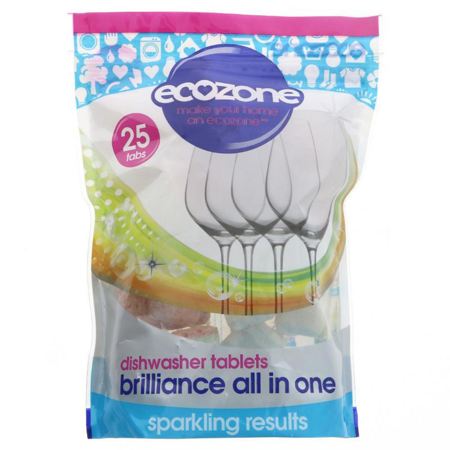 Brilliance All In One Dishwasher Tablets in 25tabs from Ecozone