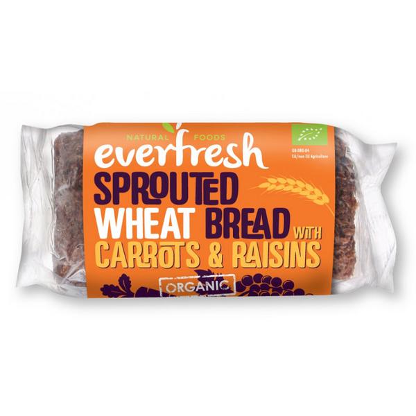  Carrot & Raisin Sprouted Wheat Bread ORGANIC