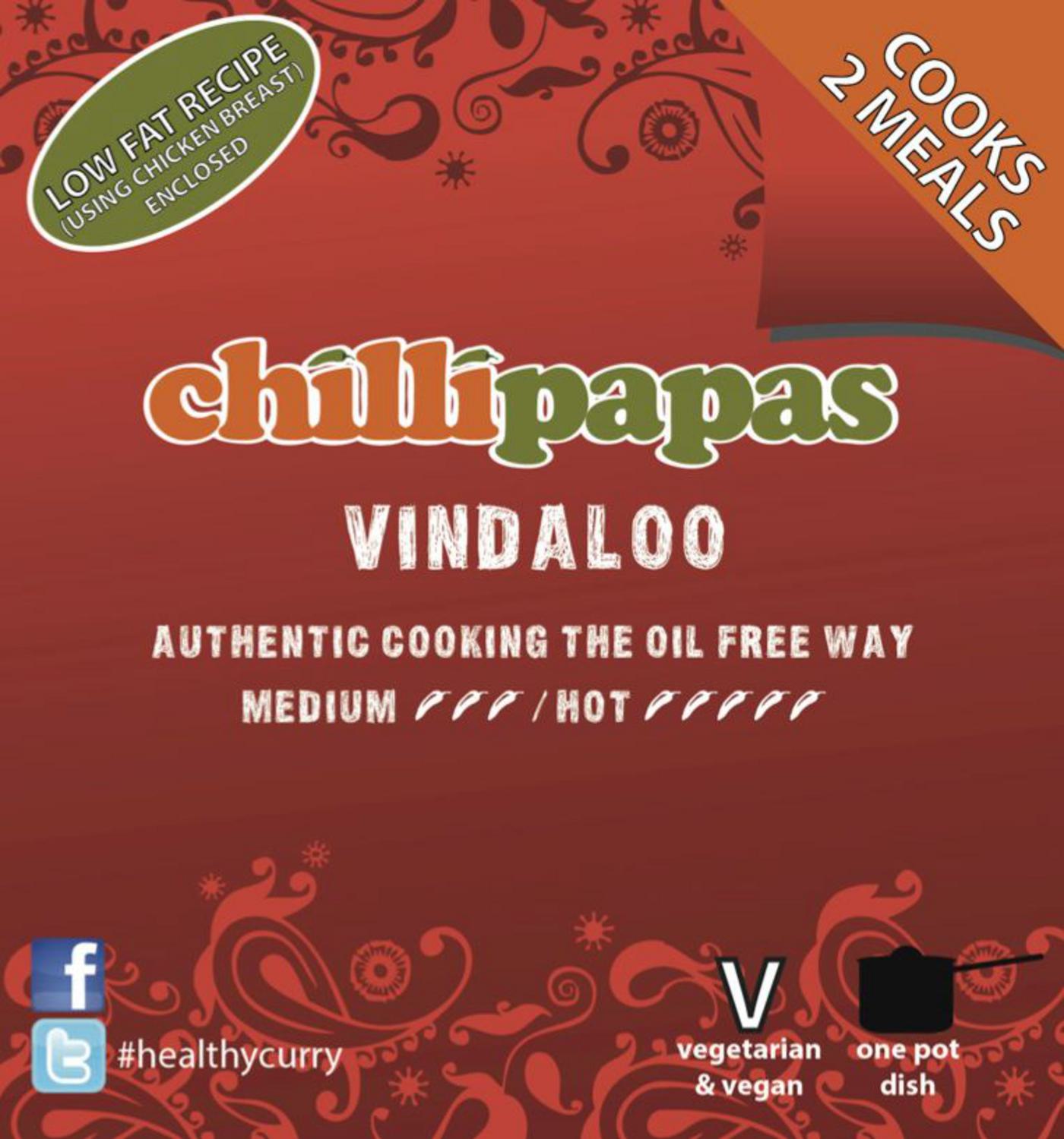 Chilli Papas Medium Hot Vindaloo Curry Mix 34g