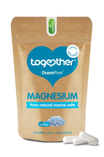 Marine Magnesium dairy free, Gluten Free, GMO free, Vegan, wheat free