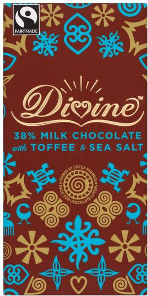 Toffee & Sea Salt Milk Chocolate FairTrade