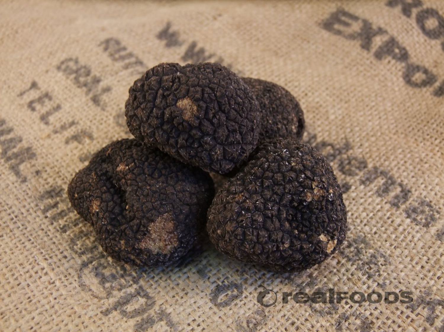 Organic Black Summer Truffles in 500g from Real Foods