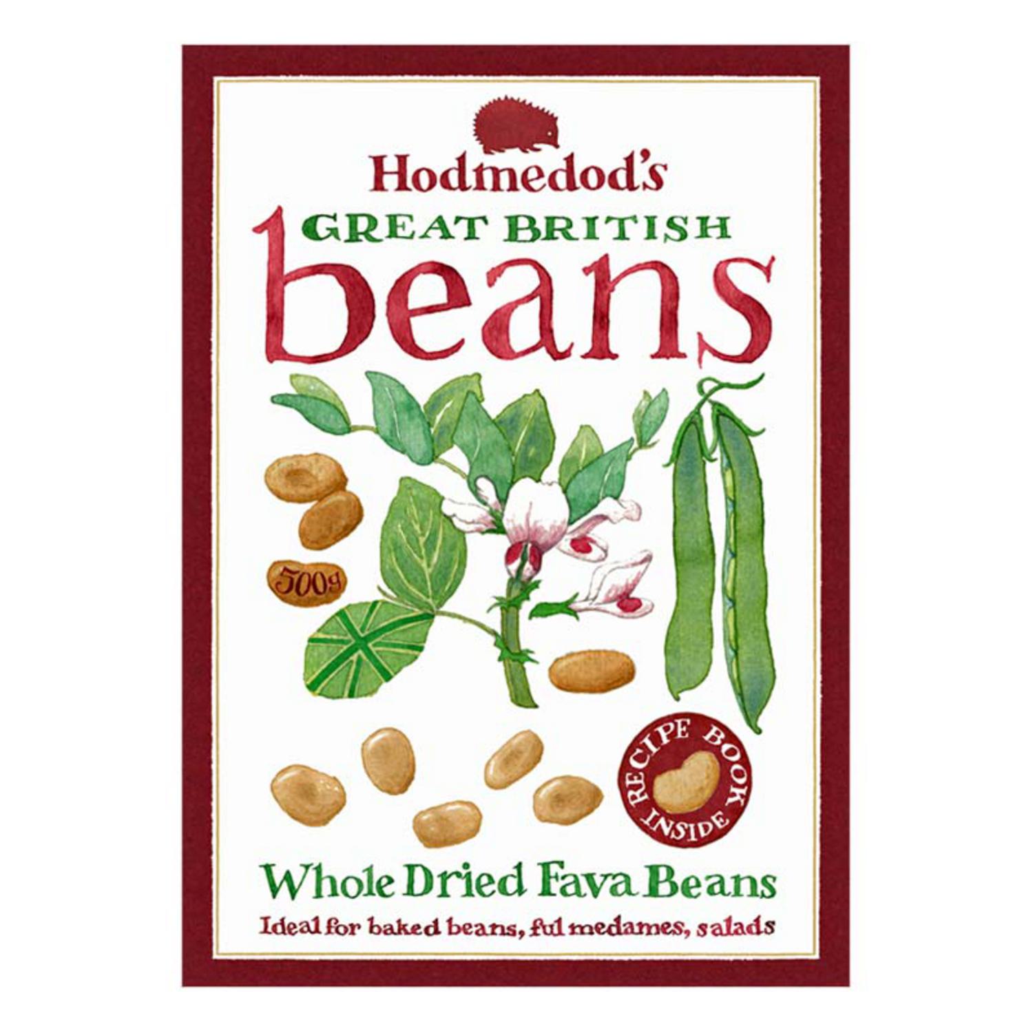 Whole Dried Fava Beans in 500g from Hodmedod's