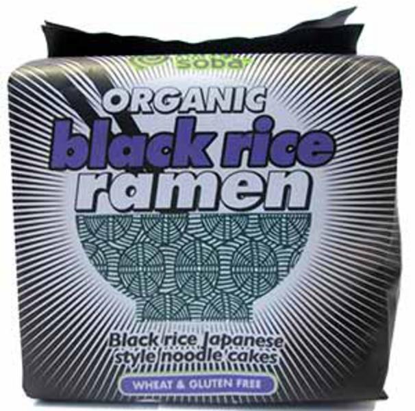 Black Rice Ramen Noodles Gluten Free, wheat free, ORGANIC