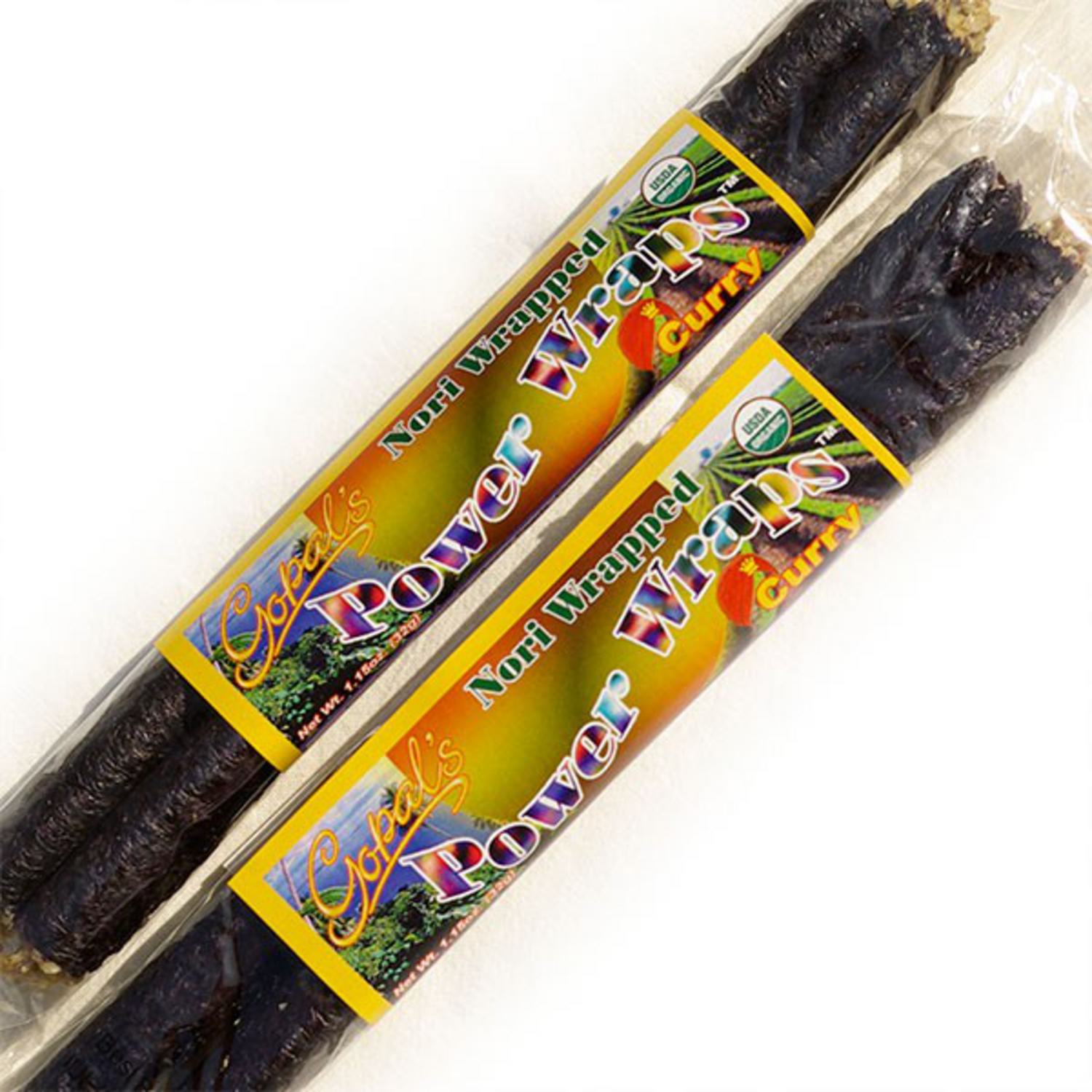 Power Wraps Organic Curry Power Wraps Energy Sticks Snack in 35g from ...