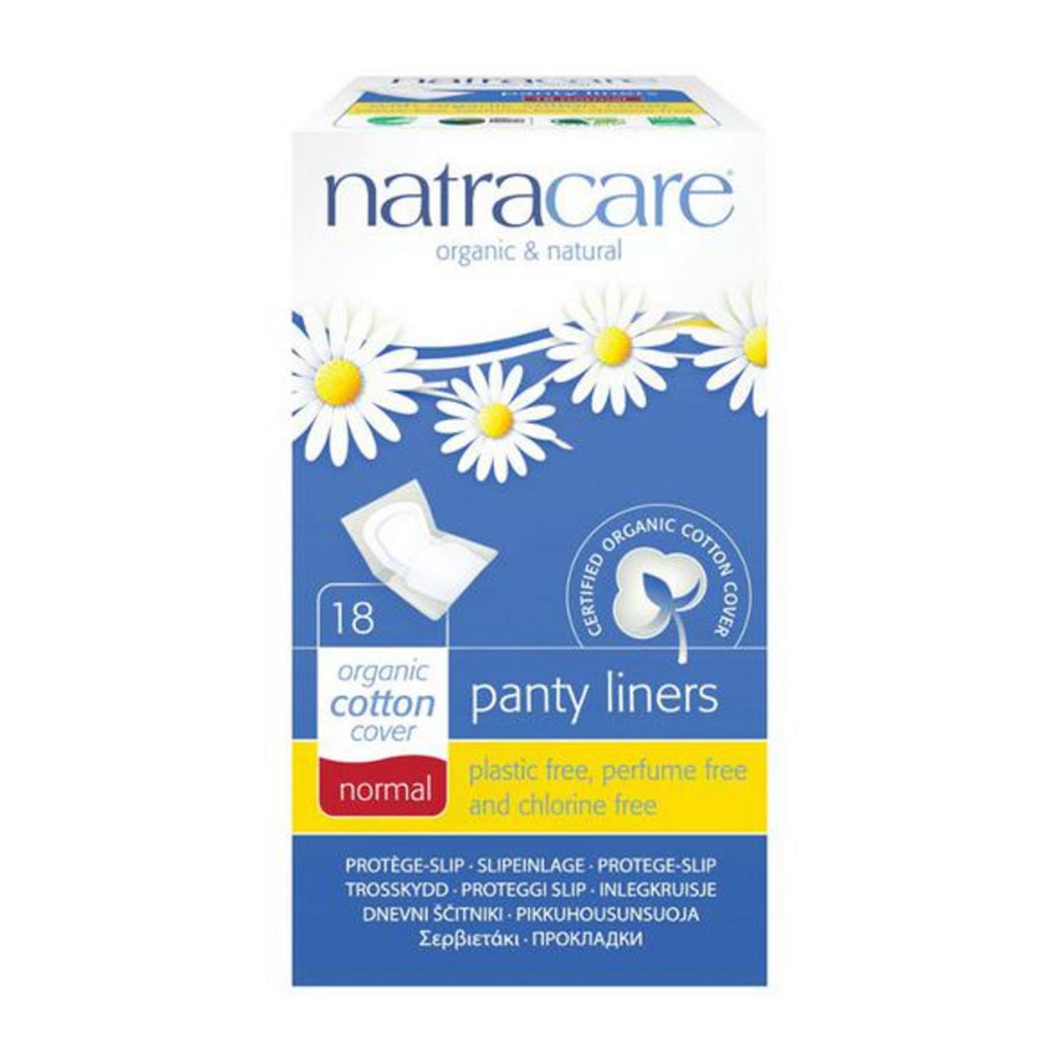 Organic Individually Wrapped Panty Liners in 18pack from Natracare