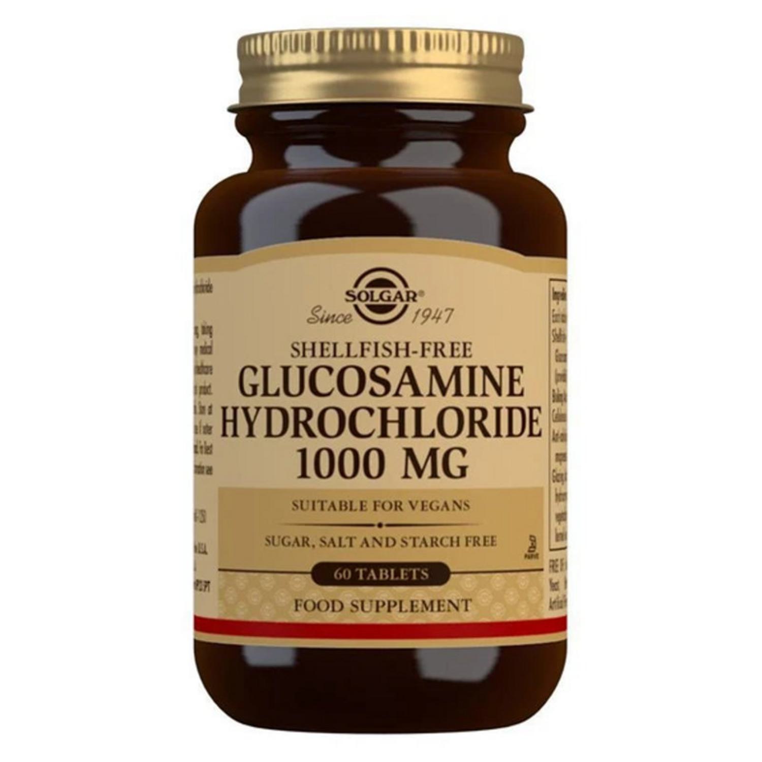 Glucosamine Hydrochloride 1000mg Supplement in 60tabs from Solgar