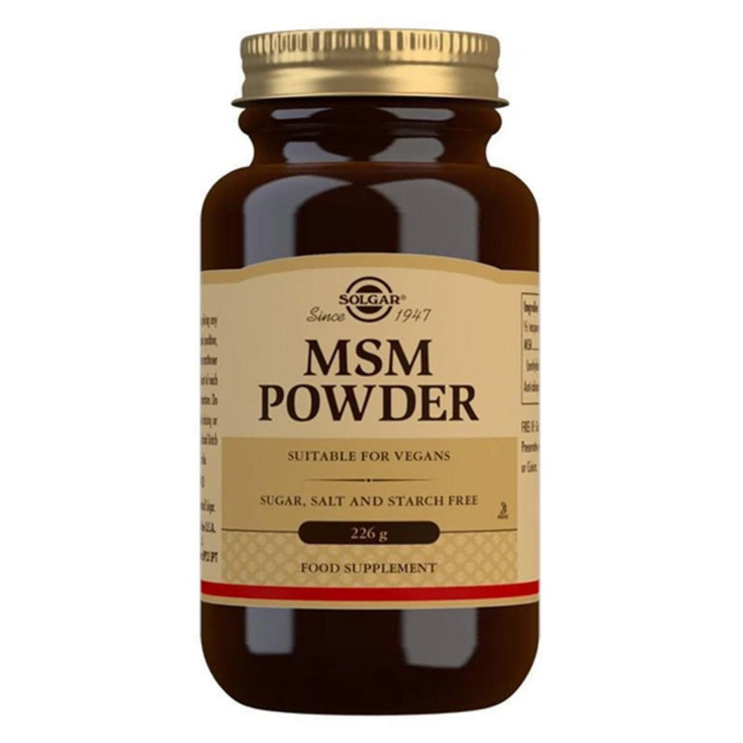 MSM Powder Supplement in 226g from Solgar