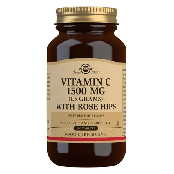 Vitamin C With Rosehip 1500mg Vegan