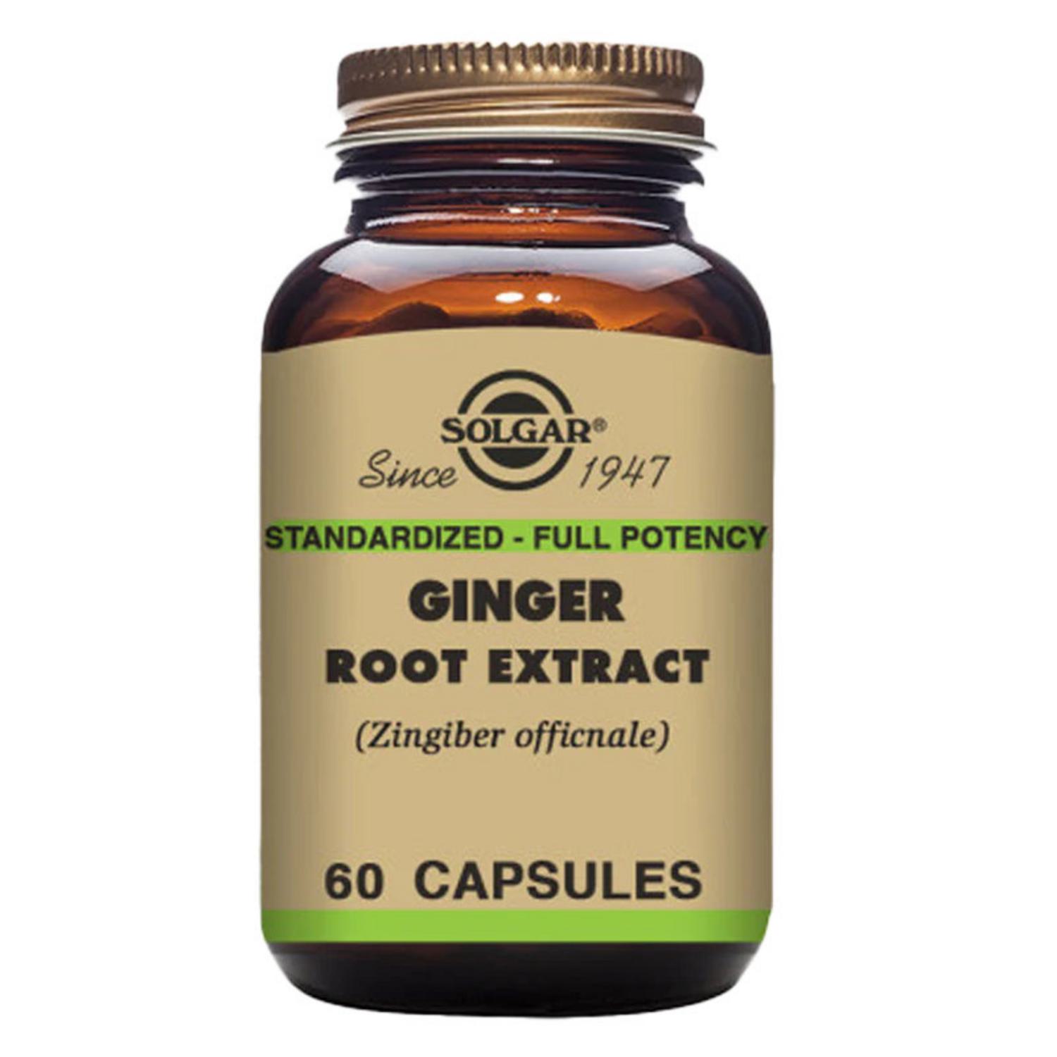 Ginger Root Extract in 60vegcaps from Solgar