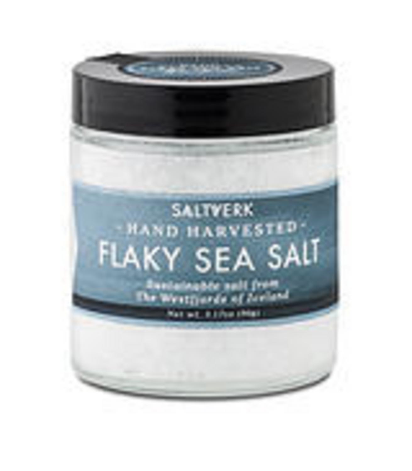 Flaky Sea Salt in 90g glass from Saltverk