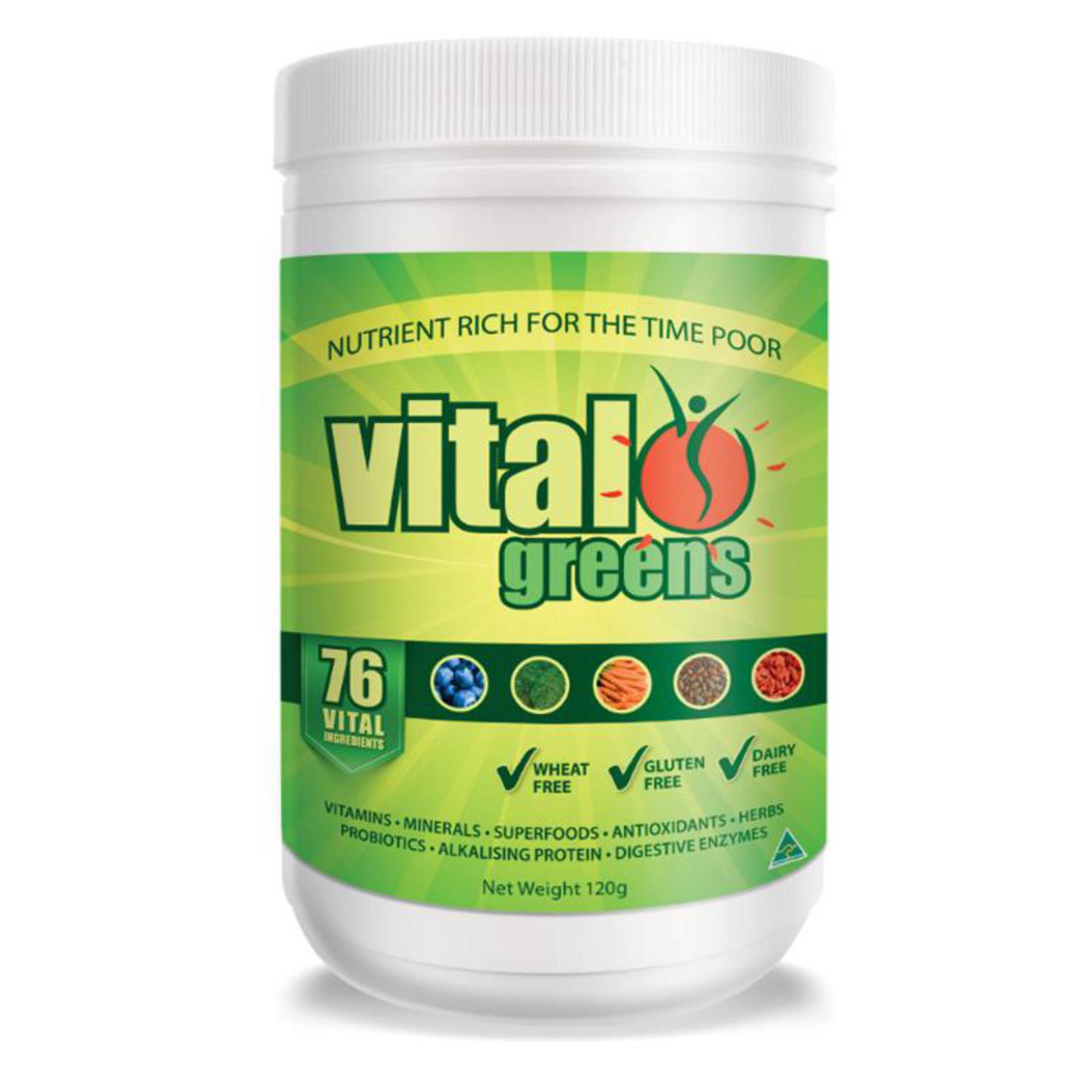 Supplement Powder Vital Greens in 120g from Vital Greens