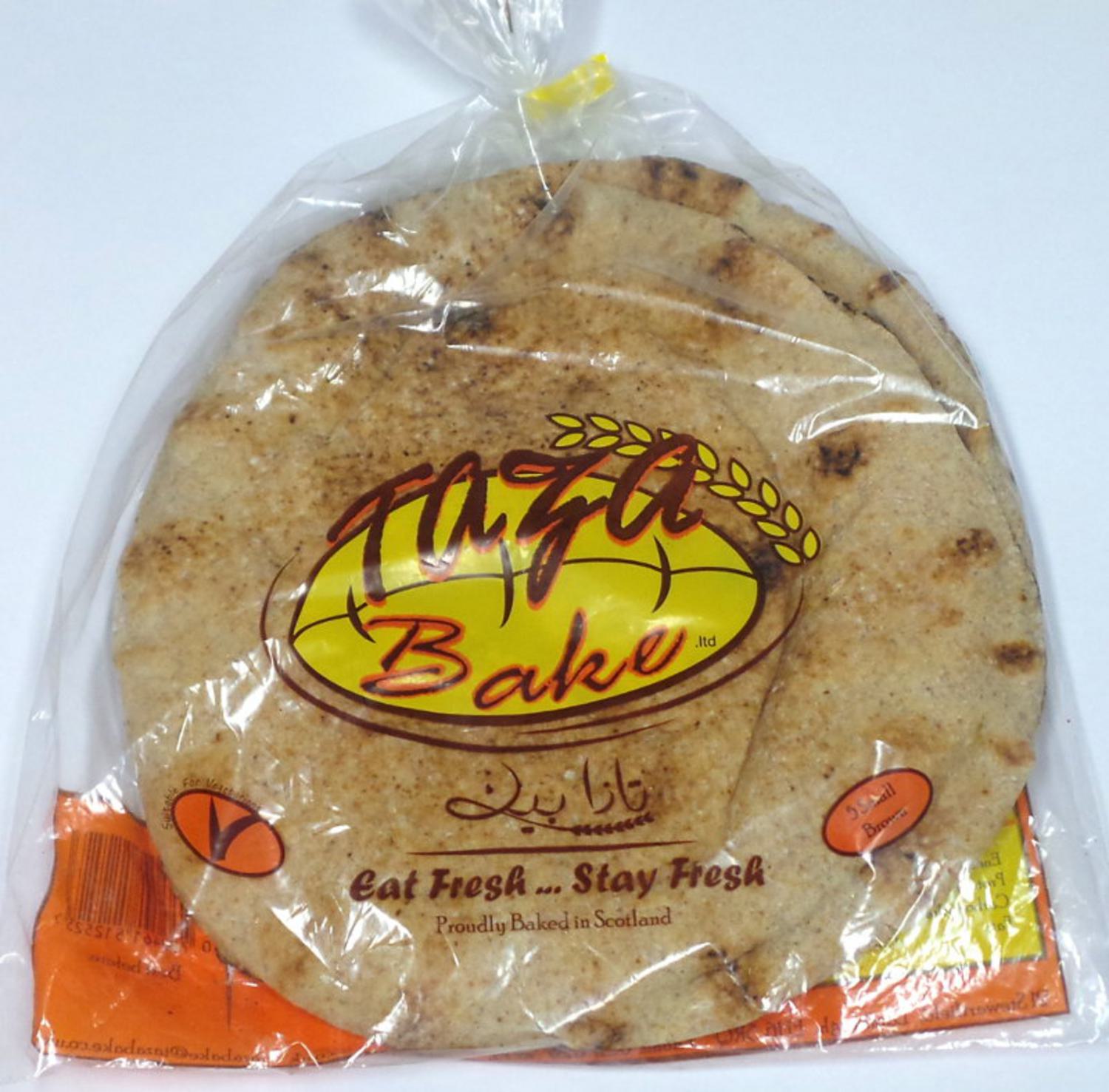 Mediterranean Wrap Wholemeal Khobez Bread from Tazabake