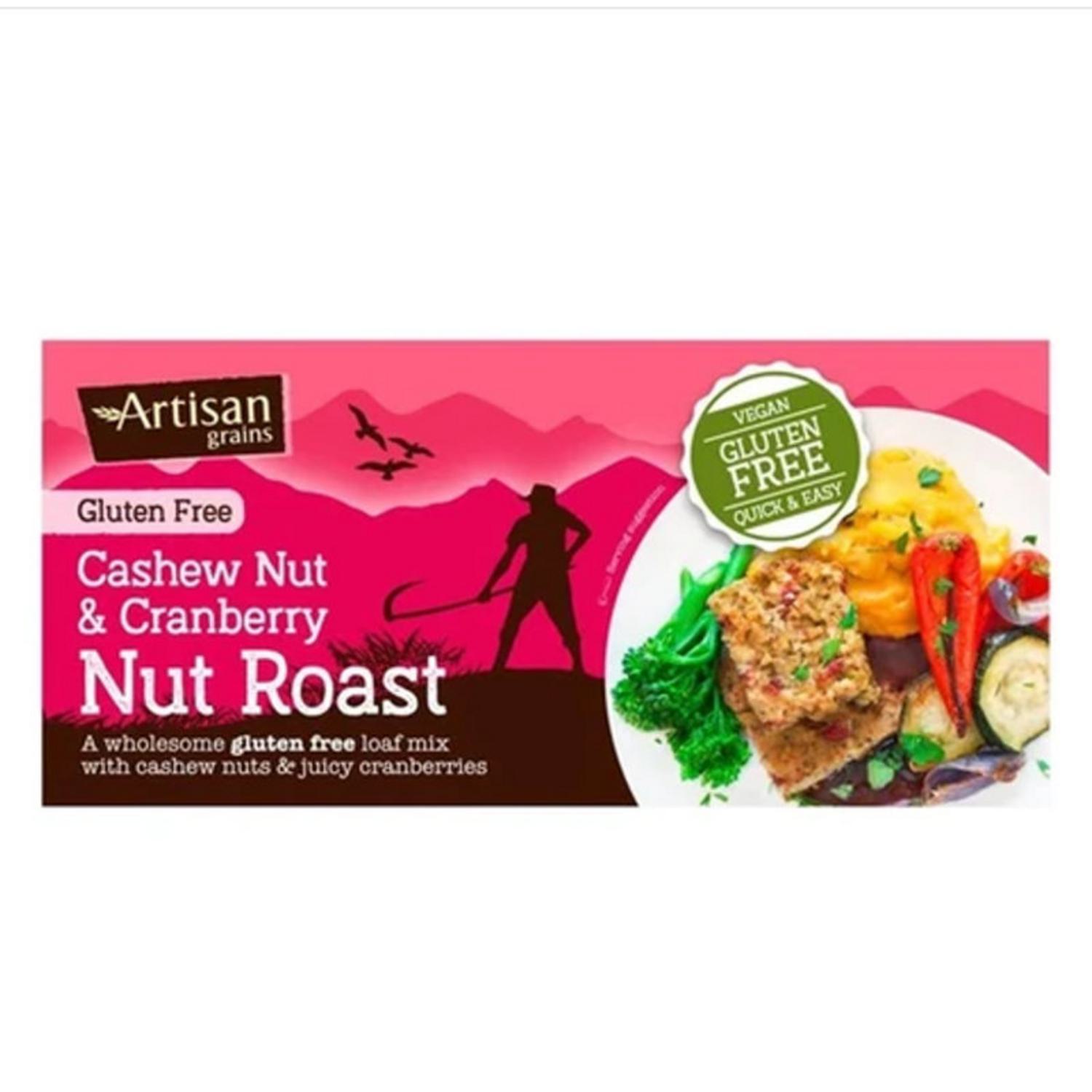 Cashew and Cranberry Nut Roast Mix in 200g from Artisan Grains