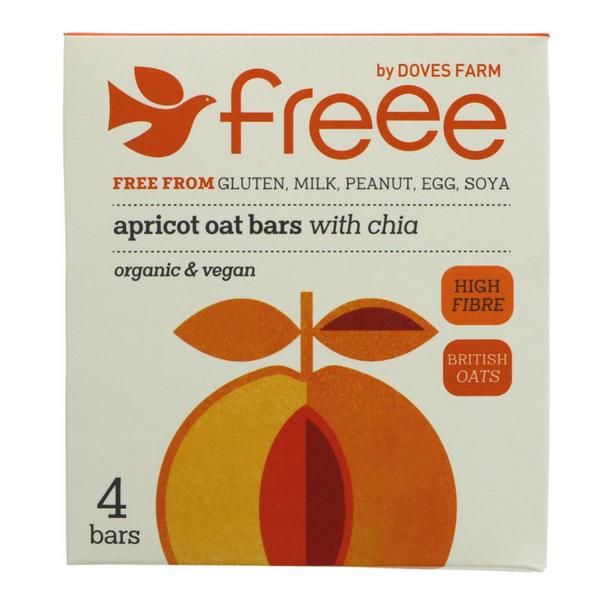 Apricot & Chia Seeds Flapjack Gluten Free, ORGANIC