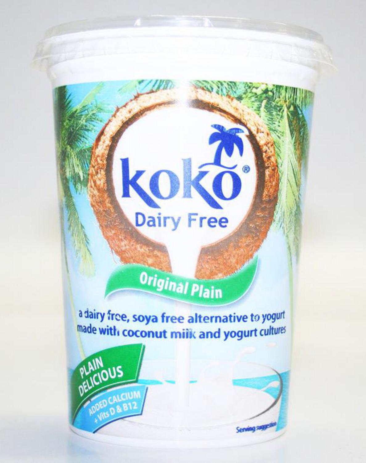 Dairy Free Plain Yoghurt Alternative in 500g from Koko