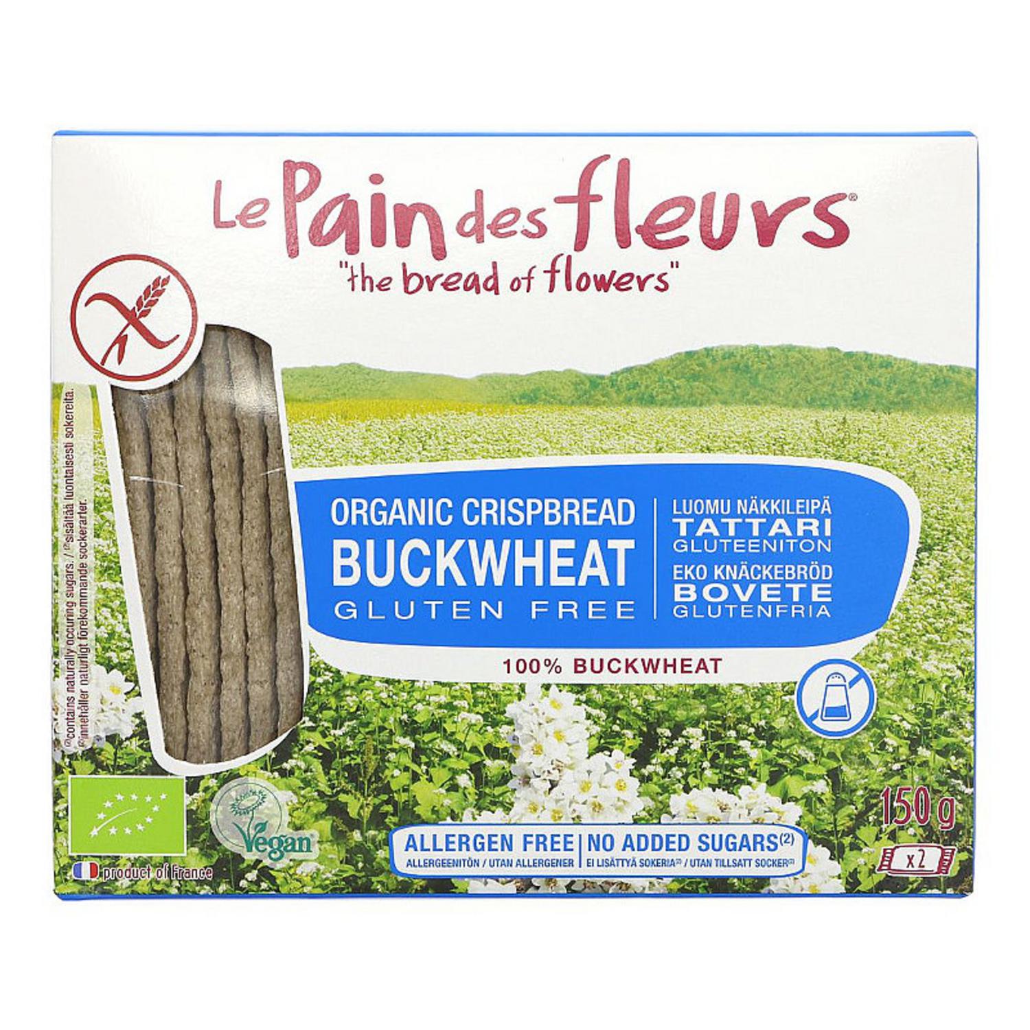 Le Pain des Fleurs - Organic Buckwheat Crispbread - 125g 