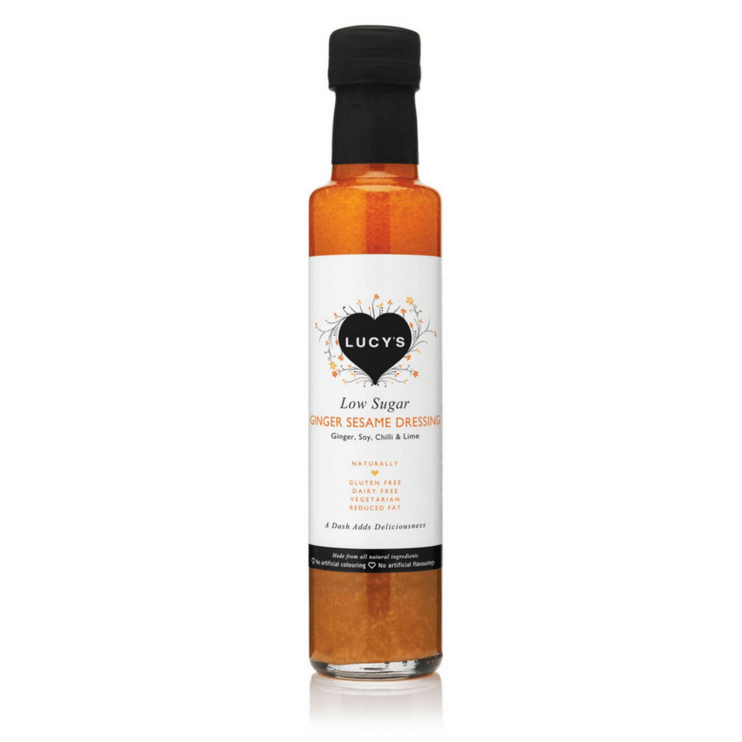 Low Sugar Ginger and Sesame Dressing in 250ml from Lucy's Dressings