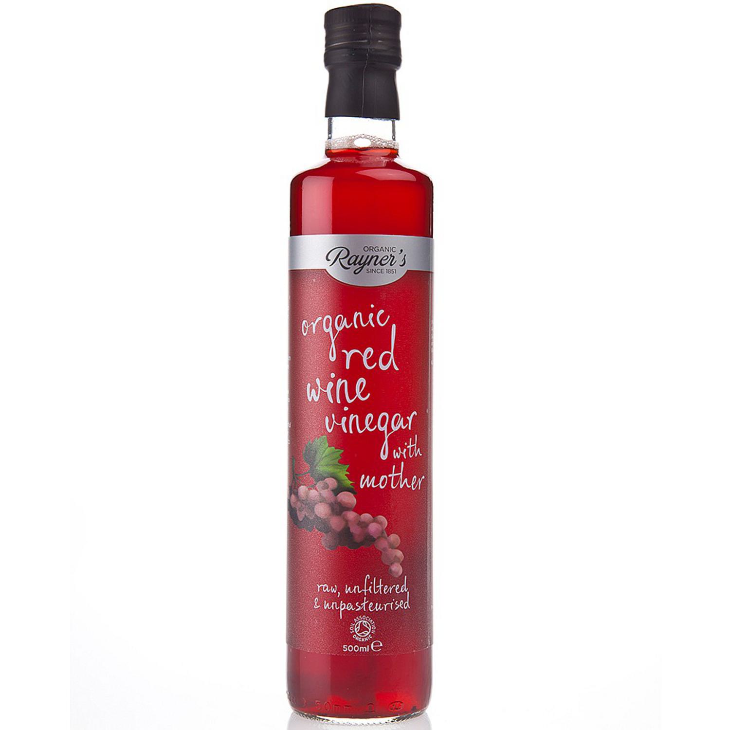 Organic Red Wine Vinegar with the Mother in 500ml from Rayner