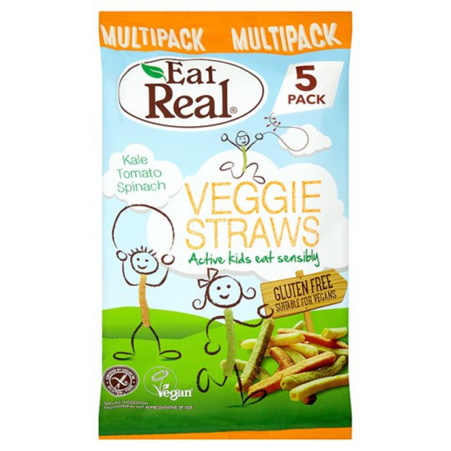 Veggie Straws Multipack in 5X20g from Eat Real