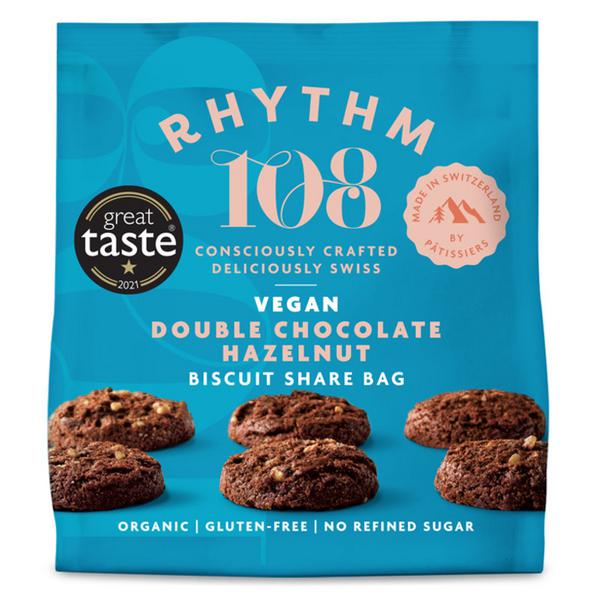  Double Chocolate & Hazelnut Biscuits Sharing Bag Vegan