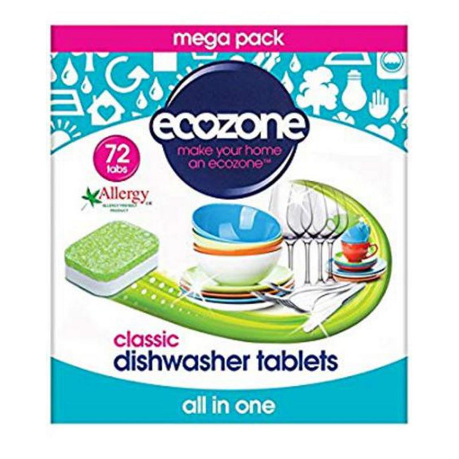 Dishwasher Classic All In One Tablets in 72tabs from Ecozone