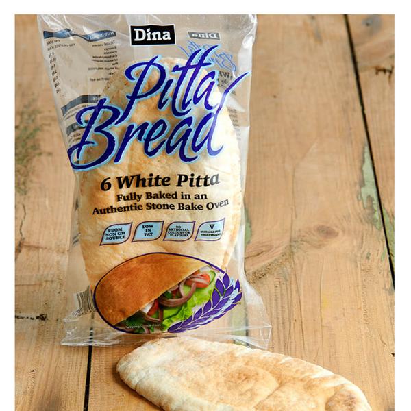 Large White Pitta Bread 