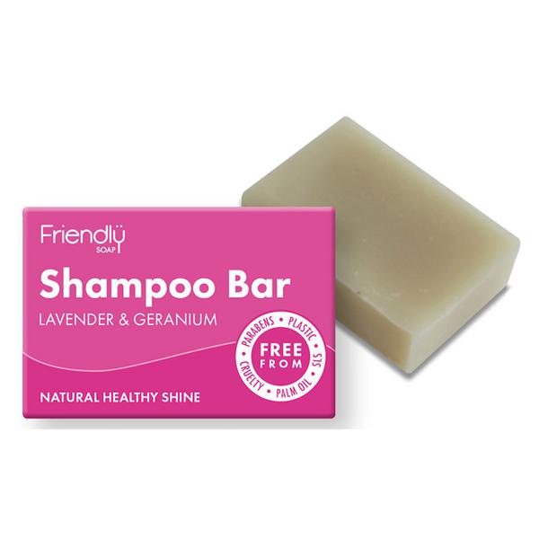 Lavender&Geranium Natural Shampoo & Conditioner Bar Vegan image 2