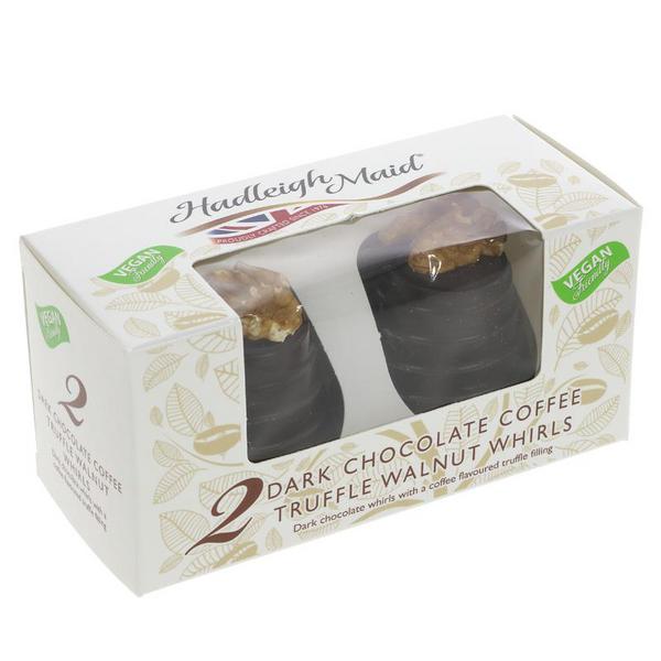 Dark Chocolate & Coffee Truffles Walnut Whirpools Vegan