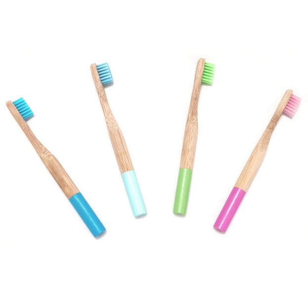 Green Bamboo Baby Toothbrush  image 2