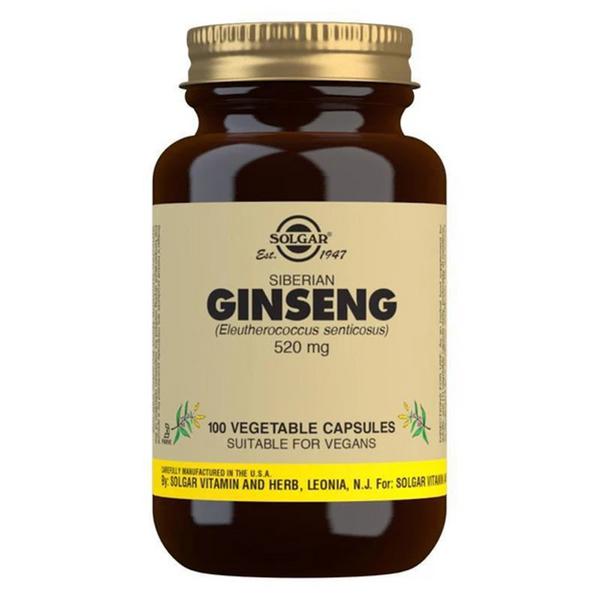 Siberian Ginseng Full Potency 520mg Herbal Product Vegan