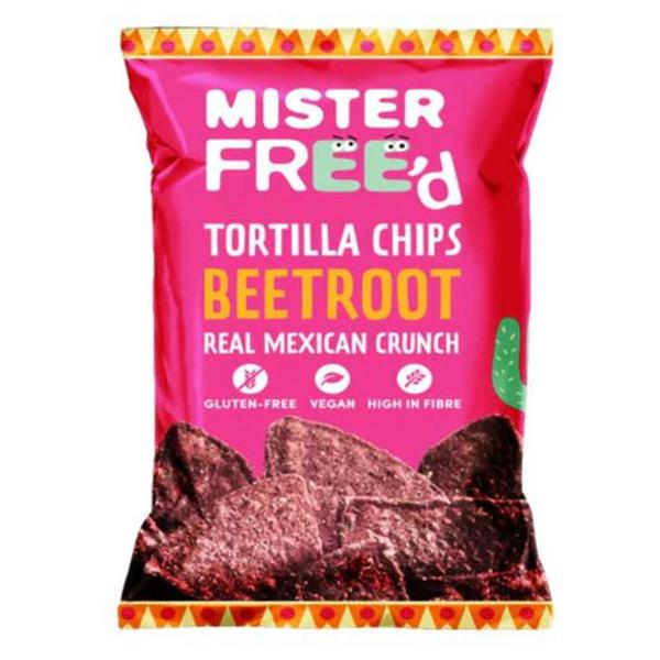  Beetroot & Onion Tortilla Chips Vegan
