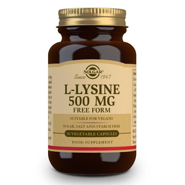  L-Lysine 500mg Amino Acid Vegan