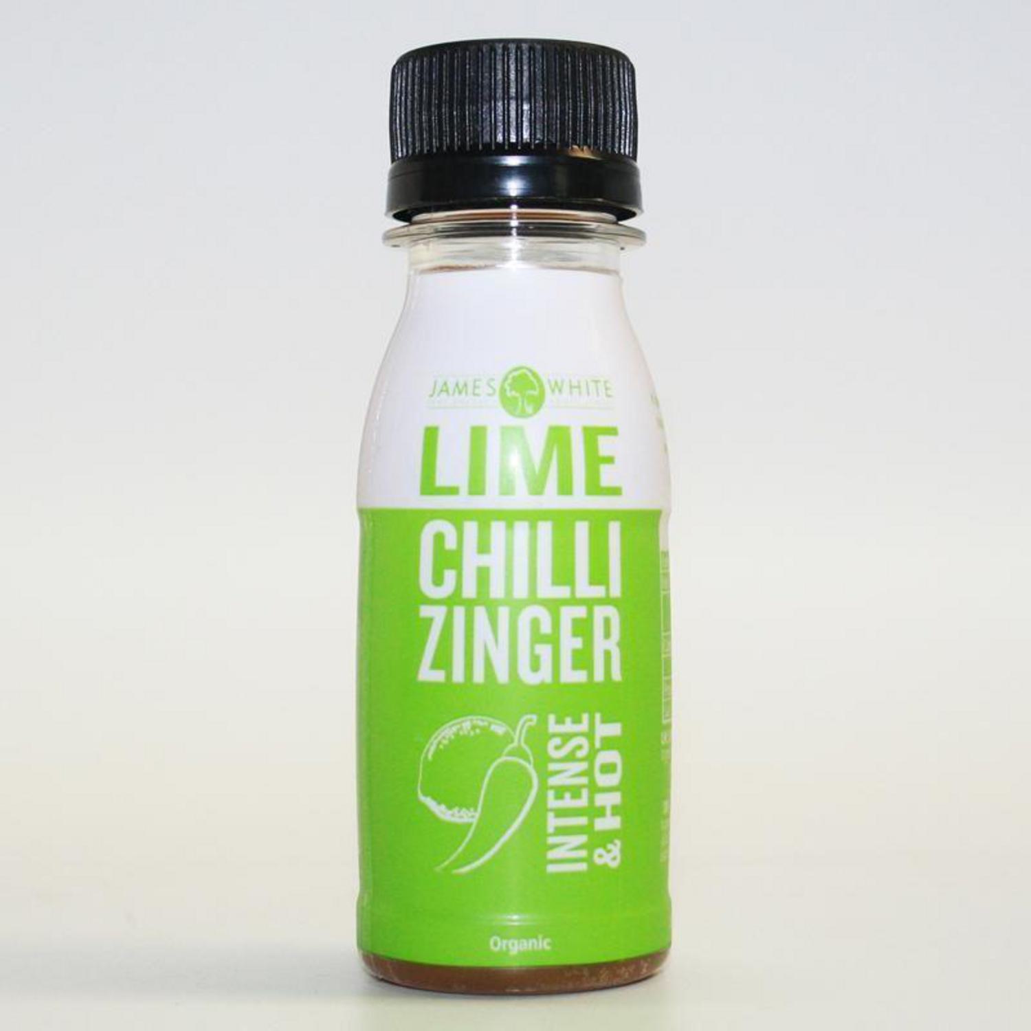 Organic Apple Lime and Chilli Zinger Shot in 70ml from James White