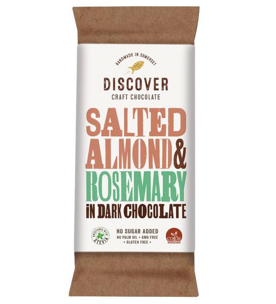 Salted Almond & Rosemary Dark Chocolate 