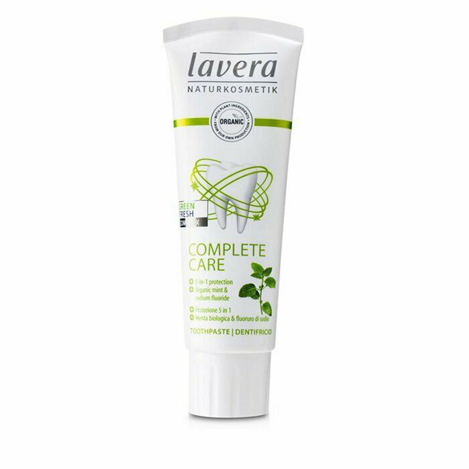 Organic Mint Complete Care Toothpaste with Fluoride in 75ml from Lavera