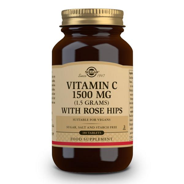 Vitamin C Rosehip 1500mg Vegan