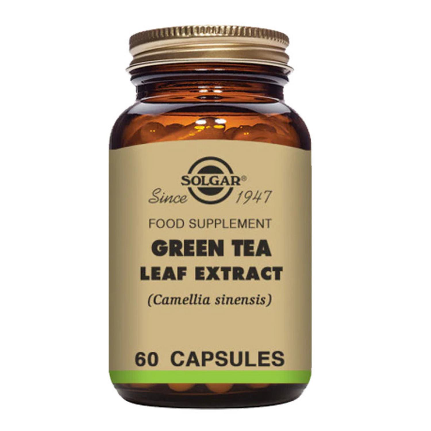 Green Tea Herbal Formula Standardised Full Potency in 60vegcaps from Solgar