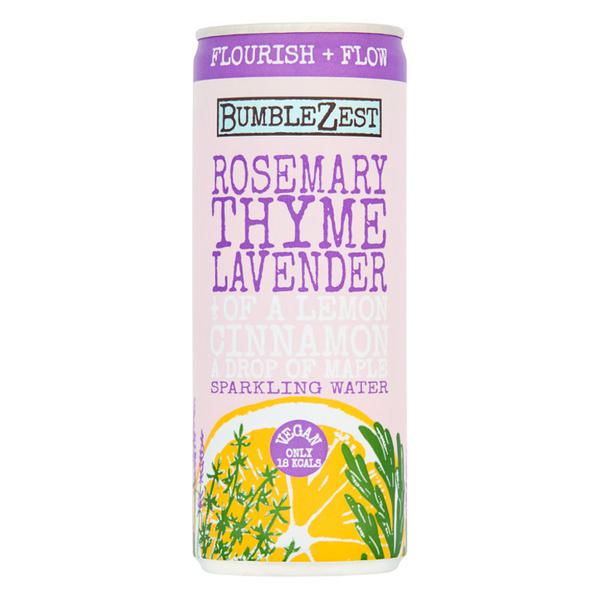 Rosemary,Thyme & Lavender Sparkling Water Vegan