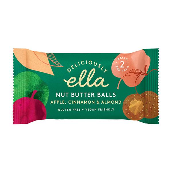 Apple,Cinnamon & Almond Nut Butter Balls Vegan